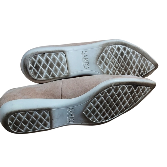 5.5 Franco Sarta pointy blush flats - Picture 7 of 7